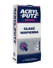 Gładź wapienna acryl putz