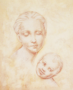 Malowanie fresków na ścianie. Candis