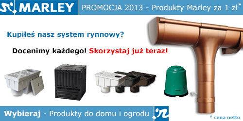 Produkty Marley za 1 zł
