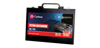 Dłuta i wiertła w pakownej walizce