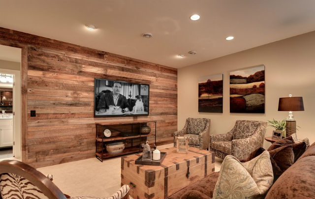 Nietypowa dekoracja ściany z desek, fot.: Spacecrafting Nietypowa dekoracja ściany z desek, fot.: Spacecrafting