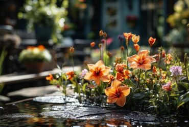 oczko wodne w ogrodzie